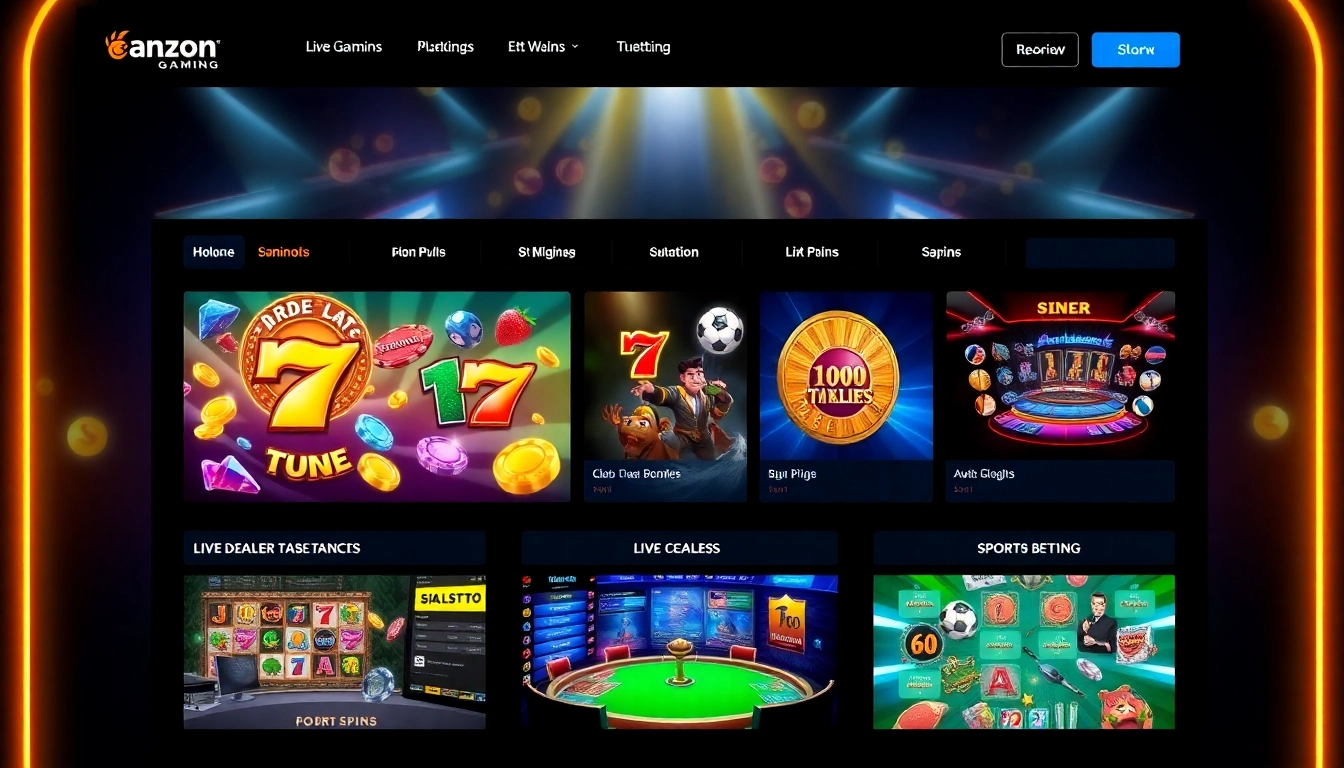 CK4444 net themed gaming dashboard showing slots, live casino, and sports betting with vibrant visuals and user-friendly layout for seamless play.