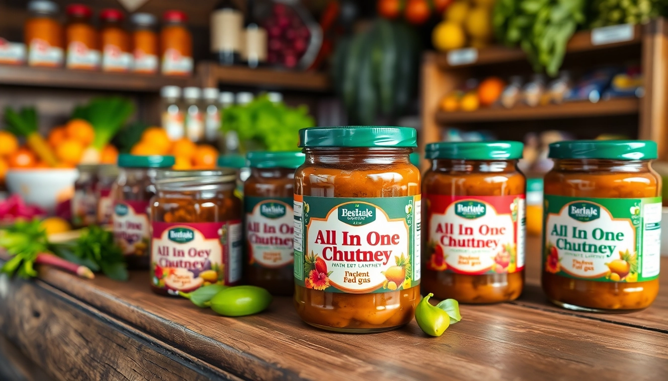 All In One Chutney being poured over traditional Indian dishes for authentic flavor enhancement